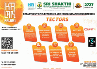 Tectors Kalam 2025 Inter-College Techno-Cultural fest Poster